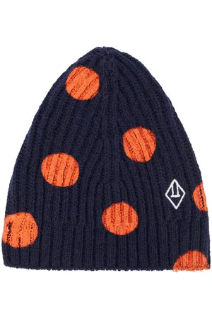 The Animals Observatory Pony polka-dot wool-blend beanie