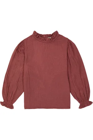 The New Society Julieta ruffled cotton shirt