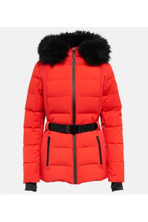 YVES SALOMON Shearling-trimmed down ski jacket