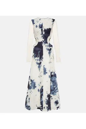 Chloé ChloÃ© Tie-dye cutout midi dress
