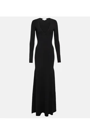 Victoria Beckham Knitted V-neck maxi dress