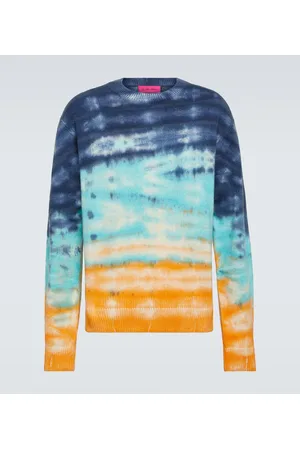 THE ELDER STATESMAN Sonar tie-dye cashmere sweater