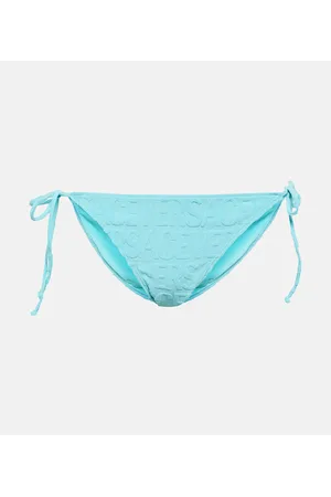 VERSACE X Dua Lipa logo terry bikini bottoms