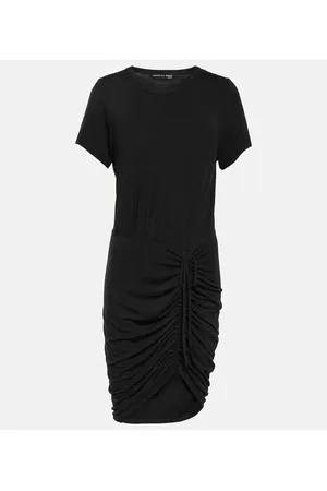 VERONICA BEARD Hannock ruched jersey minidress