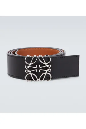 Loewe Anagram reversible leather belt
