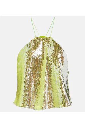 Dorothee Schumacher Glittering Nights sequined halterneck top