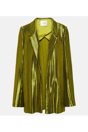 GALVAN Nuage pleated blazer
