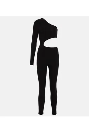 Norma Kamali Shane asymmetric catsuit
