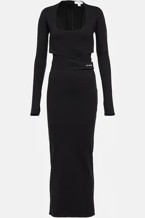 Alaïa AlaÃ¯a Jersey midi dress