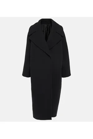 Alaïa AlaÃ¯a Cocoon wrap wool coat