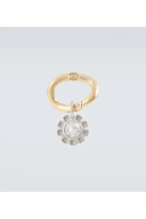 Maison Margiela Embellished brass single earring