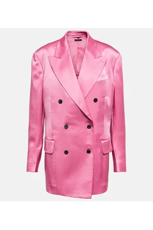 Tom Ford Double-breasted satin blazer
