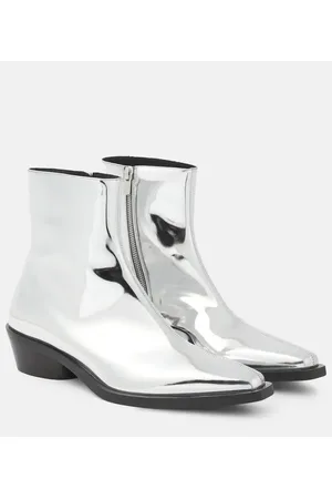 Proenza Schouler Bronco metallic ankle boots