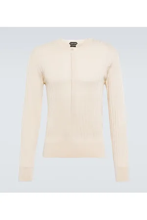 Tom Ford Silk-blend Henley sweater