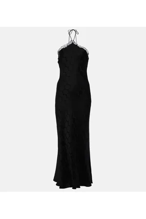 Stella McCartney Floral jacquard lace midi dress