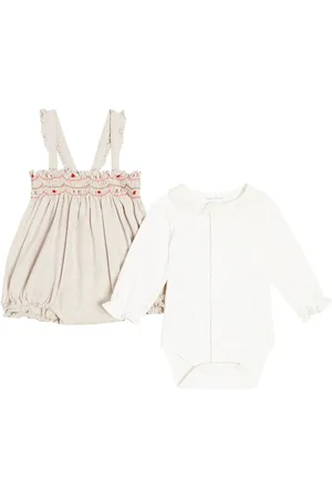 Tartine Et Chocolat Baby bodysuit and dungarees set