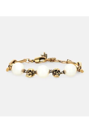 Alexander McQueen Faux pearl chain bracelet