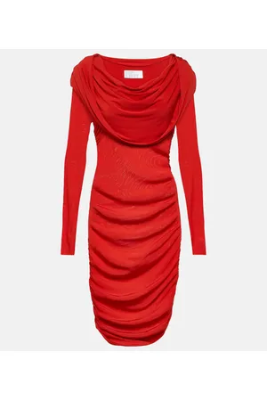 GIUSEPPE DI MORABITO Hooded jersey minidress