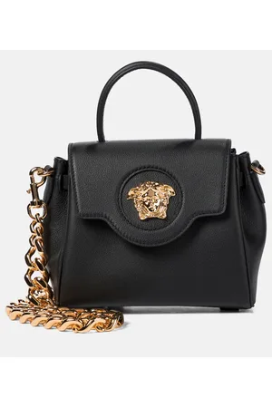 VERSACE La Medusa Small leather tote bag