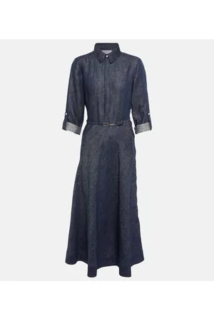 GABRIELA HEARST Marley denim midi dress