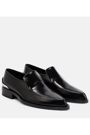 Jil Sander Embellished leather loafers