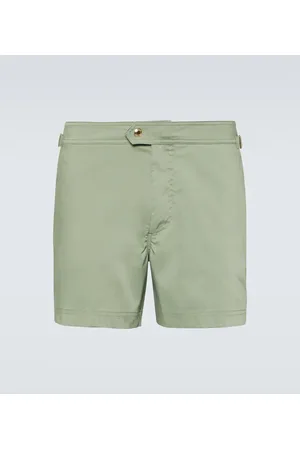 Tom Ford Compact poplin swim trunks