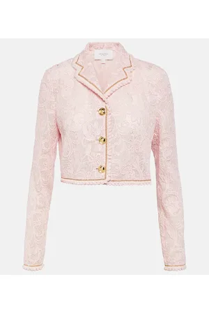 Giambattista Valli Cropped lace jacket