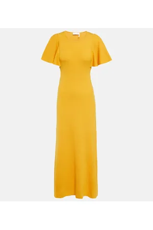 Chloé ChloÃ© Ribbed-knit wool midi dress