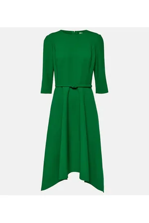 Oscar de la Renta Wool-blend midi dress