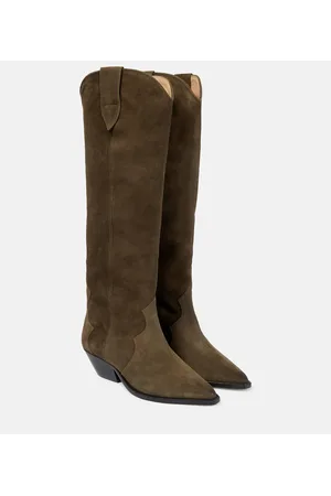 Isabel Marant Denvee suede knee-high boots