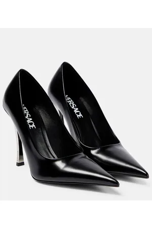 VERSACE Pin-Point leather pumps