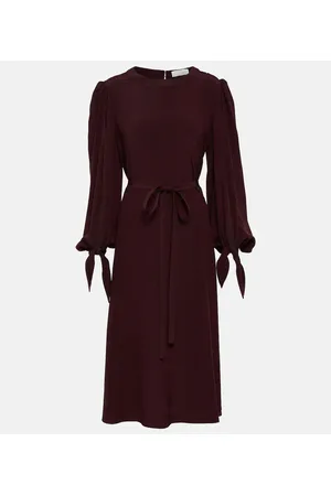Chloé ChloÃ© Silk crÃªpe de chine midi dress