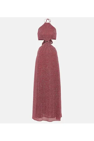 Oseree OsÃ©ree LumiÃ¨re O-Gem cutout maxi dress