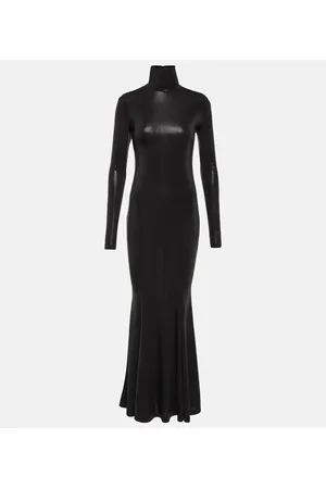 Norma Kamali LamÃ© maxi dress