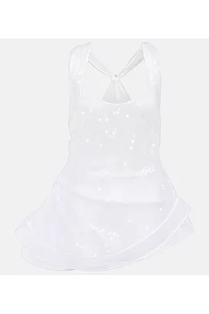 Jacquemus Le DÃ©bardeur Perle sequined top