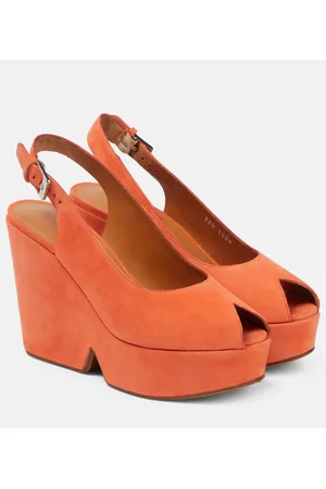 Robert Clergerie Dylan suede platform sandals