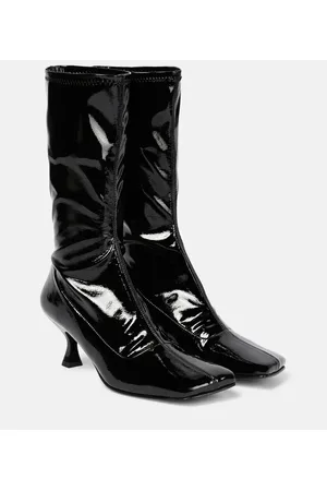 Souliers Martinez Lola faux leather ankle boots