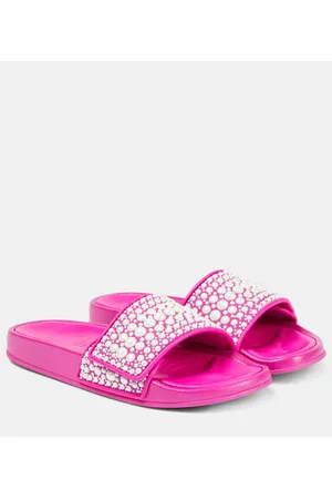 Jimmy Choo Fitz embellished slides