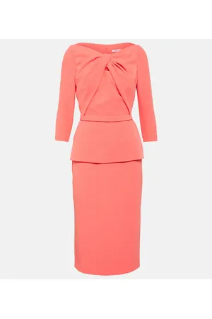 Safiyaa Rildanna crÃªpe midi dress