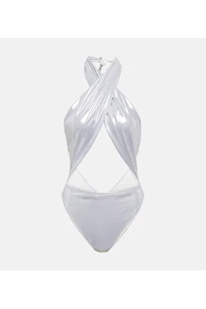 Reina Olga Italian Stallion lamÃ© swimsuit