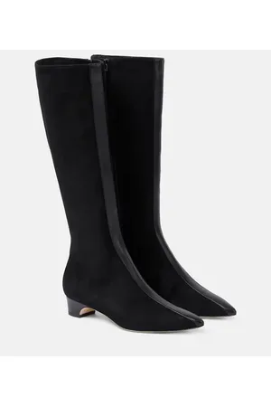 Manolo Blahnik Gandulapla suede knee-high boots