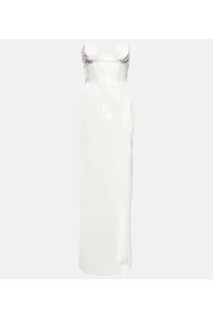 Nensi Dojaka Bridal sequined gown