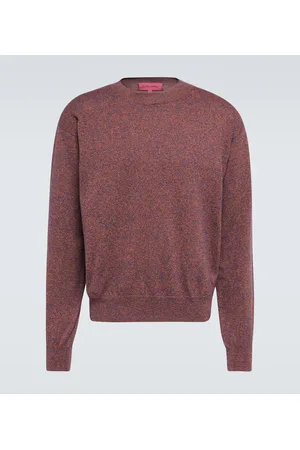 THE ELDER STATESMAN MÃ©lange cotton and cashmere sweater