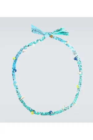 Alanui Bandana necklace with beads and shells