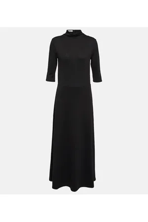Vince Knitted jersey midi dress