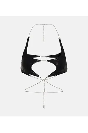 MUGLER Cutout bikini top