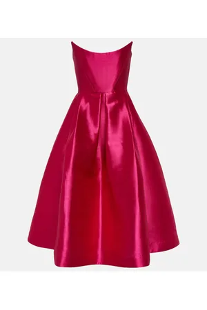 ALEX PERRY Strapless midi dress