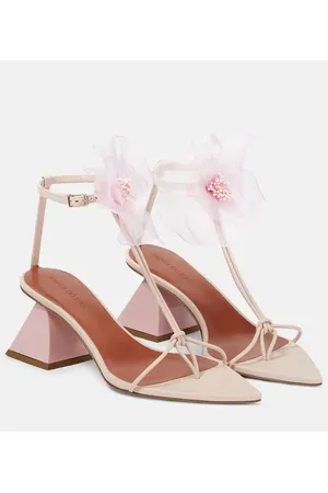 Nensi Dojaka AppliquÃ© leather thong sandals