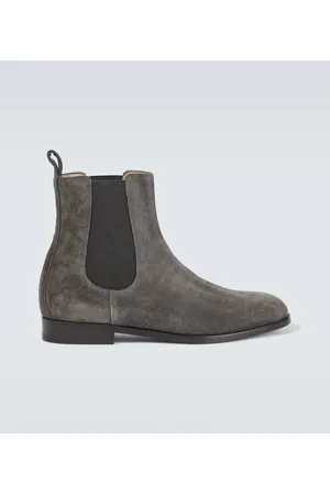 Manolo Blahnik Delsa suede Chelsea boots