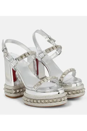 Christian Louboutin Superaclou leather platform sandals
